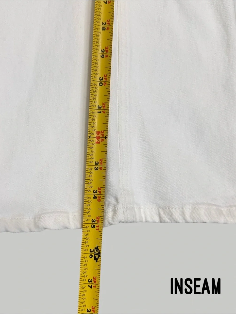 SPRWMN White High Rise Micro Flare Denim SZ 31 Designer Quiet Luxury NWT